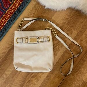 EUC Michael Kors Hamilton Crossbody Shoulder Bag Cream